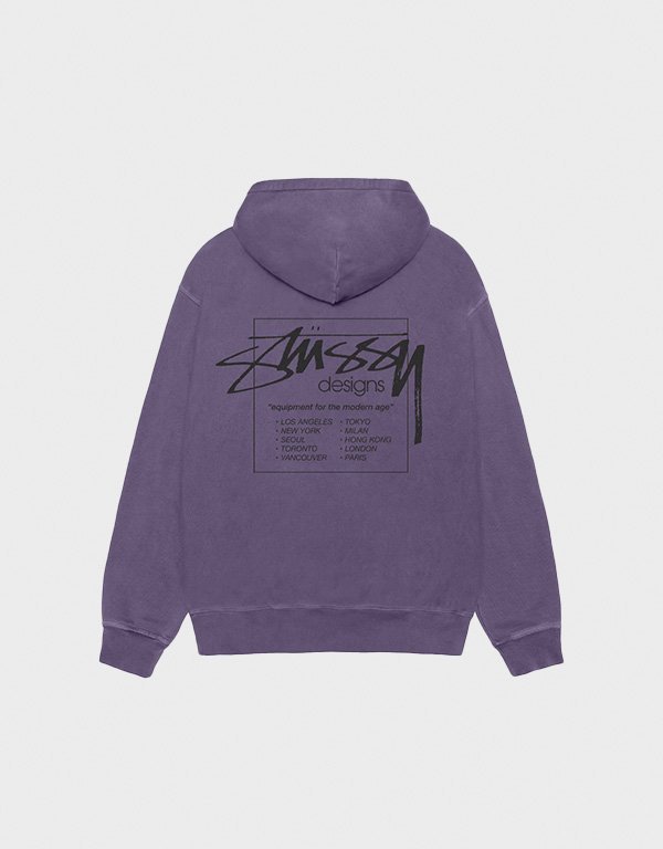 hm_stussy-modern-age-grape-pigment-dyed-hoodie_0 Stussy Modern Age Grape Pigment Dyed | Limited - Image 1