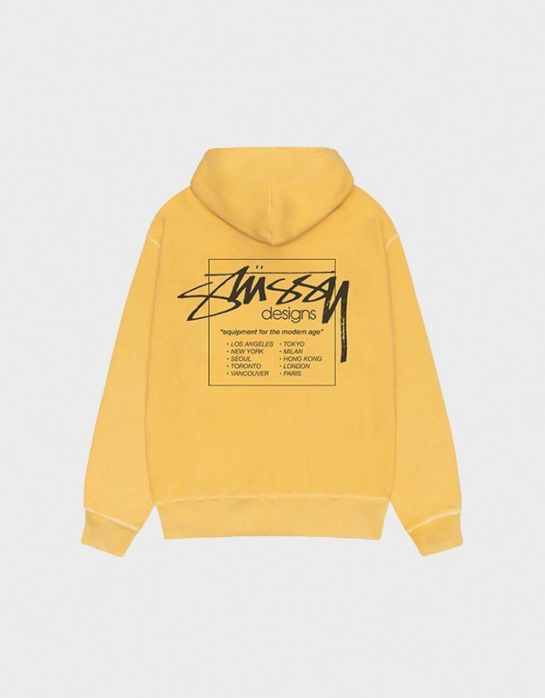 hm_stussy-modern-age-yellow-pigment-dyed-hoodie_0 Stussy Modern Age Yellow Pigment Dyed - Image 1