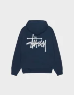 New Stussy Navy Basic - HOODIE
