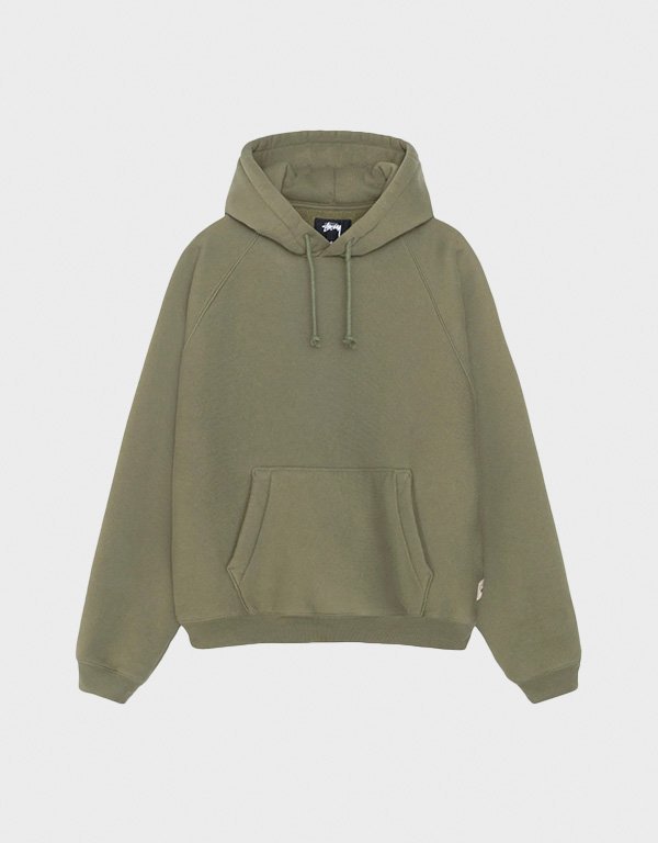 hm_stussy-olive-relaxed-hoodie_0 Stussy Olive Relaxed - Image 1