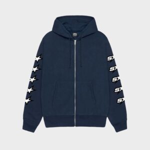 Stüssy Speedway Zip Navy | Hot