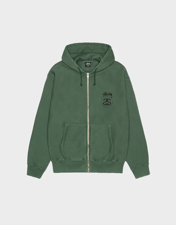 hm_stussy-stock-link-pigment-dyed-zip-hoodie_0 Stüssy Stock Link Pigment Dyed Zip - Image 1