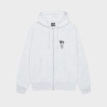 Latest Stussy Swim Out Zip Ash Heather - HOODIE