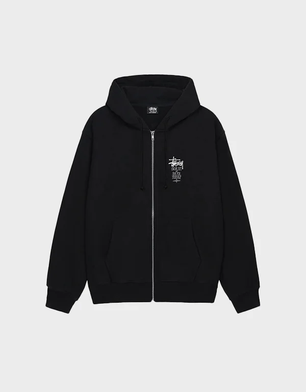 hm_stussy-swim-out-zip-black-hoodie_0 Stüssy Swim Out Zip Black - Image 1