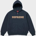 Shop Supreme Collegiate Applique Navy Today