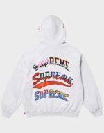 Shop Supreme Multi logo Ash Grey Online