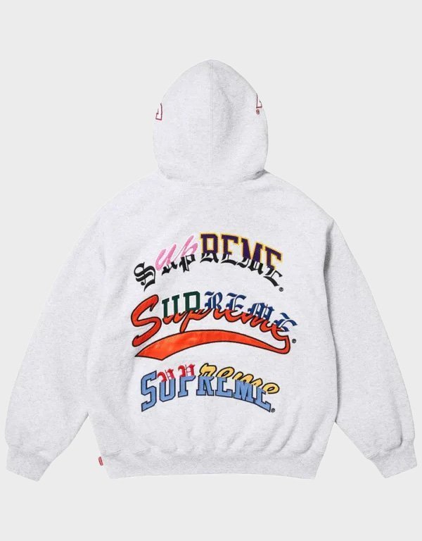 hm_supreme-multi-logo-ash-grey-hoodie_0 Shop Supreme Multi logo Ash Grey Online - Image 1