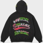 Fresh Supreme Multi logo Black - HOODIE