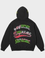 Fresh Supreme Multi logo Black - HOODIE