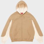 Signature Supreme Piping Zip up Tan