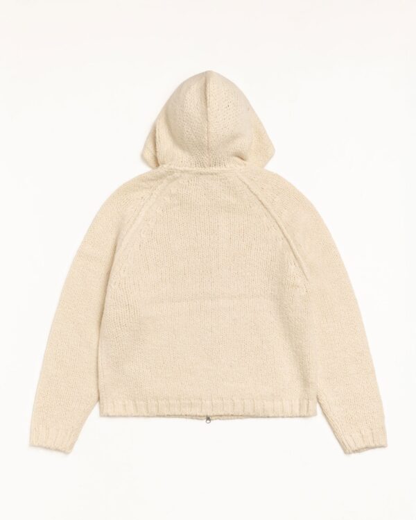 CHUNKY KNIT ZIP HOODIE - Image 2