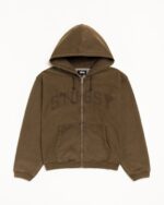 Fresh FADED GRAPHIC ZIP HOODIE - FLEECE