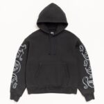 Motif Print Hoodie