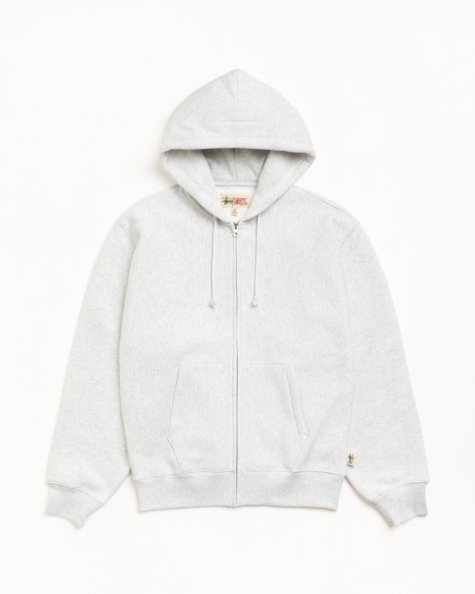 stussy_118609-fleece-zip-hoodie-ash-heather_0 FLEECE ZIP HOODIE - Series - Image 1
