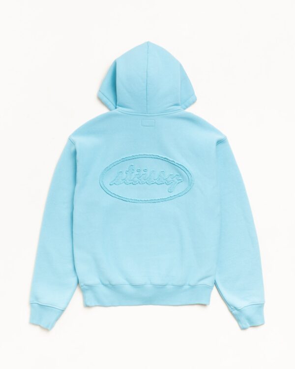 Cursive Applique Zip Hoodie - Latest - Image 2