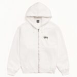 BASIC STÜSSY ZIP HOODIE PIGMENT DYED
