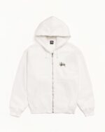 BASIC STÜSSY ZIP HOODIE PIGMENT DYED