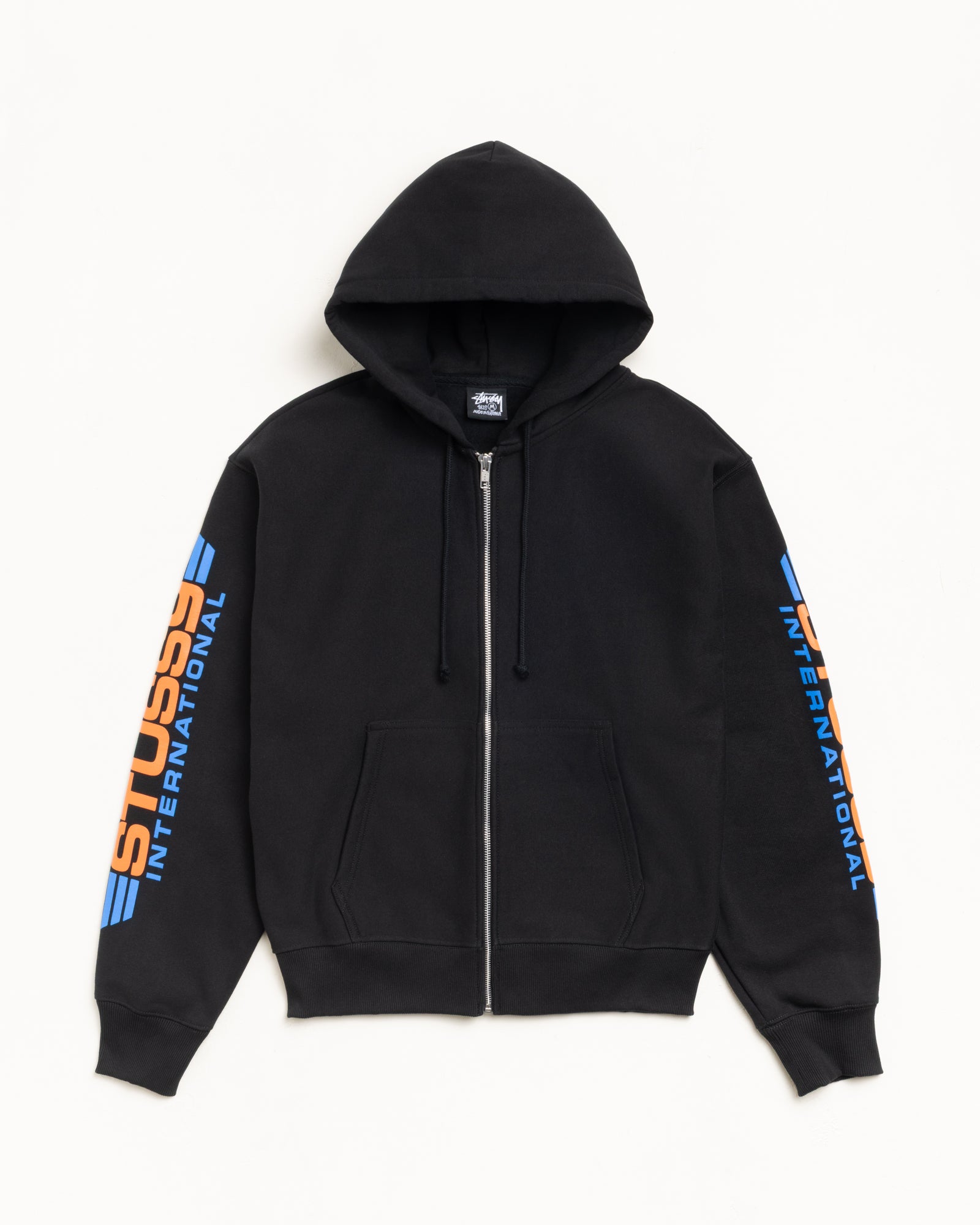 stussy_1975174-blade-zip-hoodie-black_0 Shop BLADE ZIP HOODIE Today - Image 1